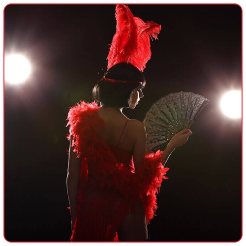 a bright light in a dark room